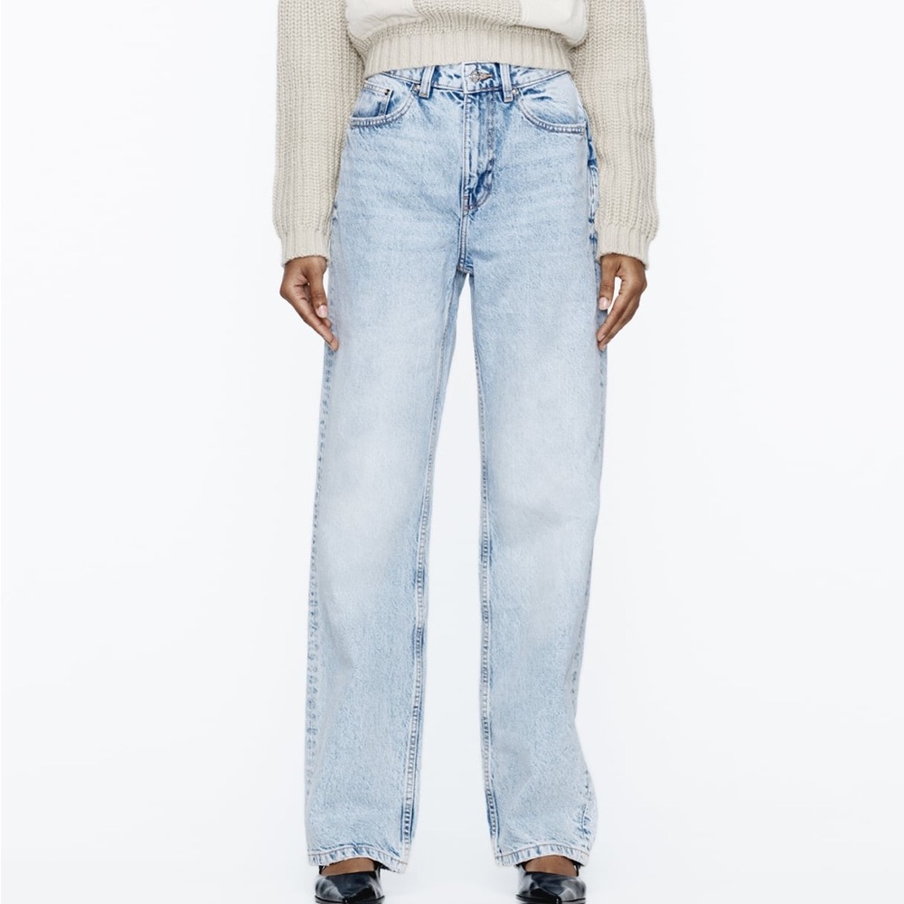 Zara brand new jeans wide leg relaxed fit